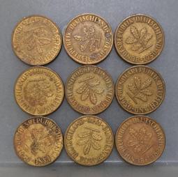 德國1950年J版1馬克鎳幣4686 歷史價格詳細信息