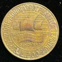 Italy,義大利硬幣,200里拉,1996海關服務學院100週年紀念-9 歷史價格詳細信息