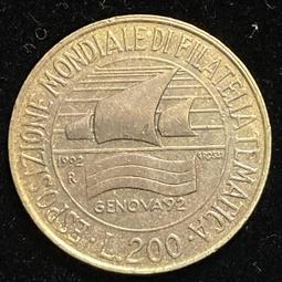 Italy,義大利硬幣,200里拉,1996海關服務學院100週年紀念-9 歷史價格詳細信息
