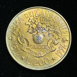 Italy,義大利硬幣,200里拉,1996海關服務學院100週年紀念-9 歷史價格詳細信息