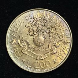 Italy,義大利硬幣,200里拉,1996海關服務學院100週年紀念-9 歷史價格詳細信息