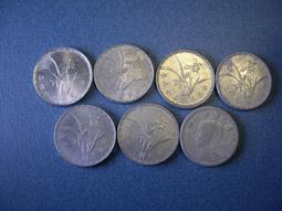 [布列格]早期臺灣錢幣 大伍圓 民國60/61/62/63/64/65 6個年份 6枚合拍 23-1 歷史價格詳細信息