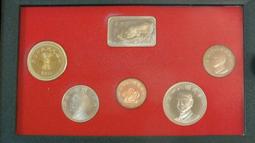 八十四年光復五十年+八十九年千禧年紀念幣兩枚壹組(單套價) 歷史價格詳細信息