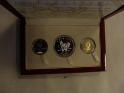 2015年乙未羊年生肖紀念幣首年發行NGC69（二羊）4695 歷史價格詳細信息