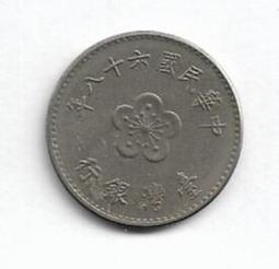 【68年1元 PCGS 高分MS65】評級鑑定幣【1979年 梅花 蝴蝶蘭 一元鎳幣 088】台幣 壹圓 歷史價格詳細信息