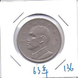 嬤嬤的私房錢~~民國63年版5元錢幣(附錢幣紙夾)61 歷史價格詳細信息