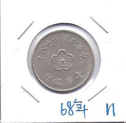 嬤嬤的私房錢~~民國68年版1元錢幣(附錢幣紙夾)4 歷史價格詳細信息