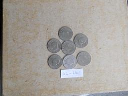 台灣錢幣..55年1元...10個 歷史價格詳細信息
