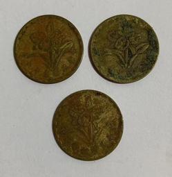 民國二十伍年，中國農民銀行伍角，pmg35，高顏值大熱門，藍 古玩 老物件 舊藏 -578 歷史價格詳細信息