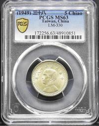 38年5角銀幣 ，銀光強  上品/UNC/原味  附圓幣盒+收藏盒  保真 歷史價格詳細信息