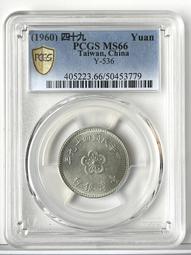 49年蘭花壹圓兩枚一缺料，一多料 歷史價格詳細信息