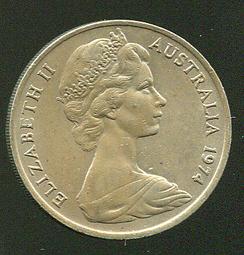 AUSTRALIA (澳大利亞)， 20-CENT，K66，1980， #203588品相美VF 歷史價格詳細信息