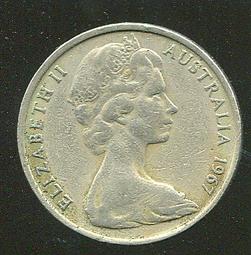 AUSTRALIA (澳大利亞)， 20-CENT，K66，1980， #203588品相美VF 歷史價格詳細信息