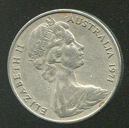 AUSTRALIA (澳大利亞)， 20-CENT，K66，1980， #203588品相美VF 歷史價格詳細信息