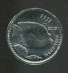 【錢幣】FIJI (斐濟)  1 Dollar , K336 , 2012 ,品相全新UNC 歷史價格詳細信息