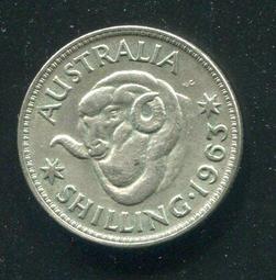 【銀幣】Australia(澳大利亞),Shilling , K53 , 1954 #203616 品相普上F+ 歷史價格詳細信息