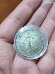 法國銀幣播種女神1法郎，原光unc品相，谷物豐收女神銀幣4677 歷史價格詳細信息