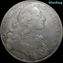 德國 巴伐利亞 1泰勒 1818年 憲法 大銀幣4233 歷史價格詳細信息