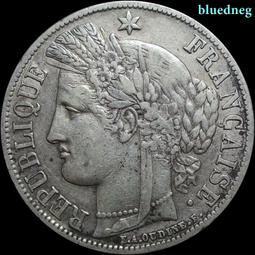 法國 谷物 5法郎 1850年 大銀幣 谷物女神4139 歷史價格詳細信息