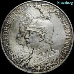 德國 普魯士 5馬克 1903年 威廉二世4351 歷史價格詳細信息