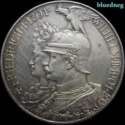 德國 普魯士 5馬克 1903年 威廉二世4351 歷史價格詳細信息