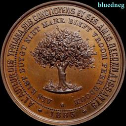 1883年奧地利維也納戰役勝利200周年紀念鍍銀大銅章 72304 歷史價格詳細信息