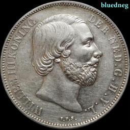 荷蘭威廉二世長脖子2.5盾銀幣1847年185 歷史價格詳細信息