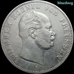德國普魯士1862年威廉一世1泰勒銀幣164 歷史價格詳細信息