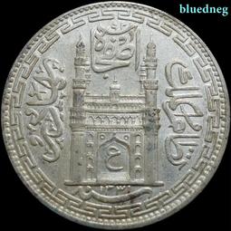 印度海德拉巴邦銀幣1盧比。保粹評級58分原味好品印度海德拉巴595 歷史價格詳細信息