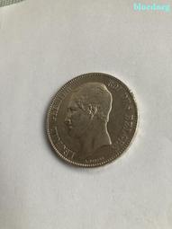 比利時 利奧波德一世 5法郎 1853年 老包漿4295 歷史價格詳細信息