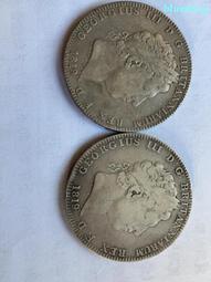 兩枚英國1893年維多利亞披紗馬劍銀幣8223 歷史價格詳細信息