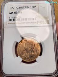 英國1901年1便士銅幣硬幣維多利亞30.5mm 24G257 歷史價格詳細信息