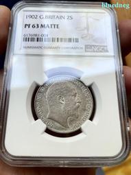 1902年 英國愛德華七世 半克朗銀幣UNC【海外】12319 歷史價格詳細信息