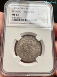 MS62精發，PCGS嚴評。狀態一流，發絲根根入目。鋼絲發。 古玩 老物件 舊藏 -7808 歷史價格詳細信息