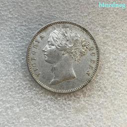 印度1840年維多利亞一盧比銀幣帶彩包漿美品12023 歷史價格詳細信息