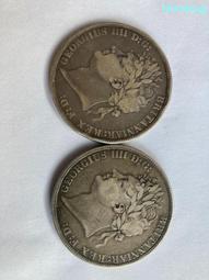 兩枚英國1893年維多利亞披紗馬劍銀幣8223 歷史價格詳細信息