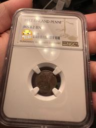 [NGC MS65BN] 英國 1939年 1/4便士 1法16323 歷史價格詳細信息