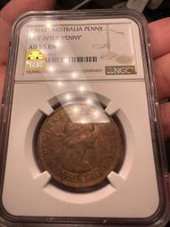 AU58BN 早期1841英國維多利亞小維1便士大銅幣12404 歷史價格詳細信息