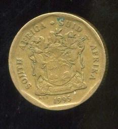 【全球郵幣】南非 South Africa 1995年5RAND 5蘭特 銅鍍鎳幣 美品 AU 歷史價格詳細信息
