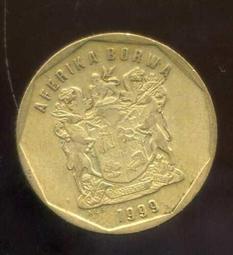 南非1999年20蘭特  初版稀少年份 全新點鈔痕 象頭水印5285 歷史價格詳細信息