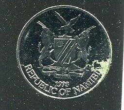 納米比亞1993年發行的歷史上第一套流通幣，5枚全套，銀行原4166 歷史價格詳細信息