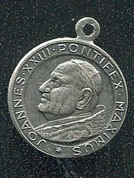 JOHANNES XXIII PONT MAXIMUS Vatican II Penant Medal Pope John XXIII 歷史價格詳細信息