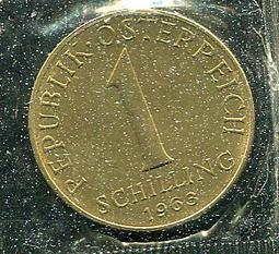 【錢幣】Austria(奧地利)， 1 Schilling  , K2886  , 1994 ,品相9新AU #204620 歷史價格詳細信息