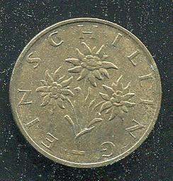 【錢幣】Austria(奧地利)， 1 Schilling  , K2886  , 1994 ,品相9新AU #204620 歷史價格詳細信息