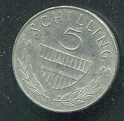 【錢幣】Austria(奧地利)， 1 Schilling  , K2886  , 1994 ,品相9新AU #204620 歷史價格詳細信息