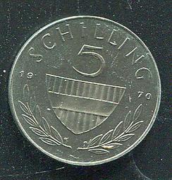 【錢幣】Austria(奧地利)， 1 Schilling  , K2886  , 1994 ,品相9新AU #204620 歷史價格詳細信息