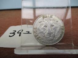 比屬剛果 1944 Belgian Congo - 1 F 銅幣-365 歷史價格詳細信息