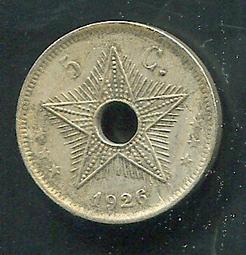 【錢幣】Belgian Congo (比利時剛果), 50 Centimes  , K23  , 1926 ,品相美VF #203942 歷史價格詳細信息