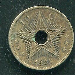 【錢幣】Belgian Congo (比利時剛果), 50 Centimes  , K23  , 1926 ,品相美VF #203942 歷史價格詳細信息
