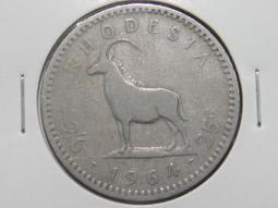 羅德西亞1964年10分鎳幣（1980年後稱津巴布韋）4685 歷史價格詳細信息